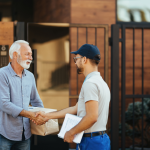 Two men shaking hands